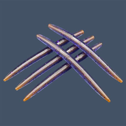 PB&J Corked Boomstick, core shot stick baits in bold colorways of Purple and Brown, soft plastic lures bass fishing from Big League Bait Company. 