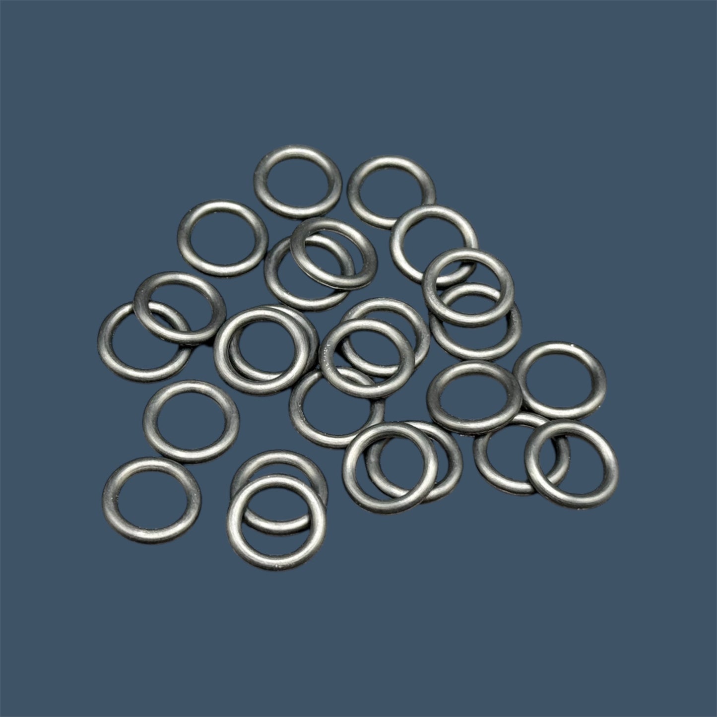 Close-up of Replacement Wacky Rig O-Rings designed for Boomsticks a senko style stickbait soft plastic worms