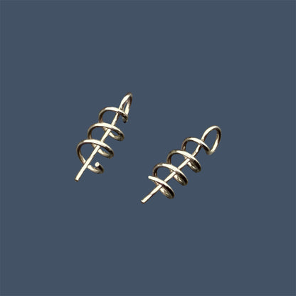 Centering pins used for easy rigging of the Skirted Cube / fuzzy dice style baits