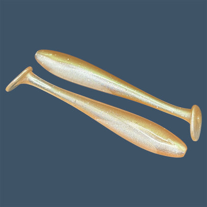 Pro Swim 4-inch paddle tail soft plastic swimbait with realistic shad shape and hook slot, shown in Tennessee Shad a proven fish-catching color