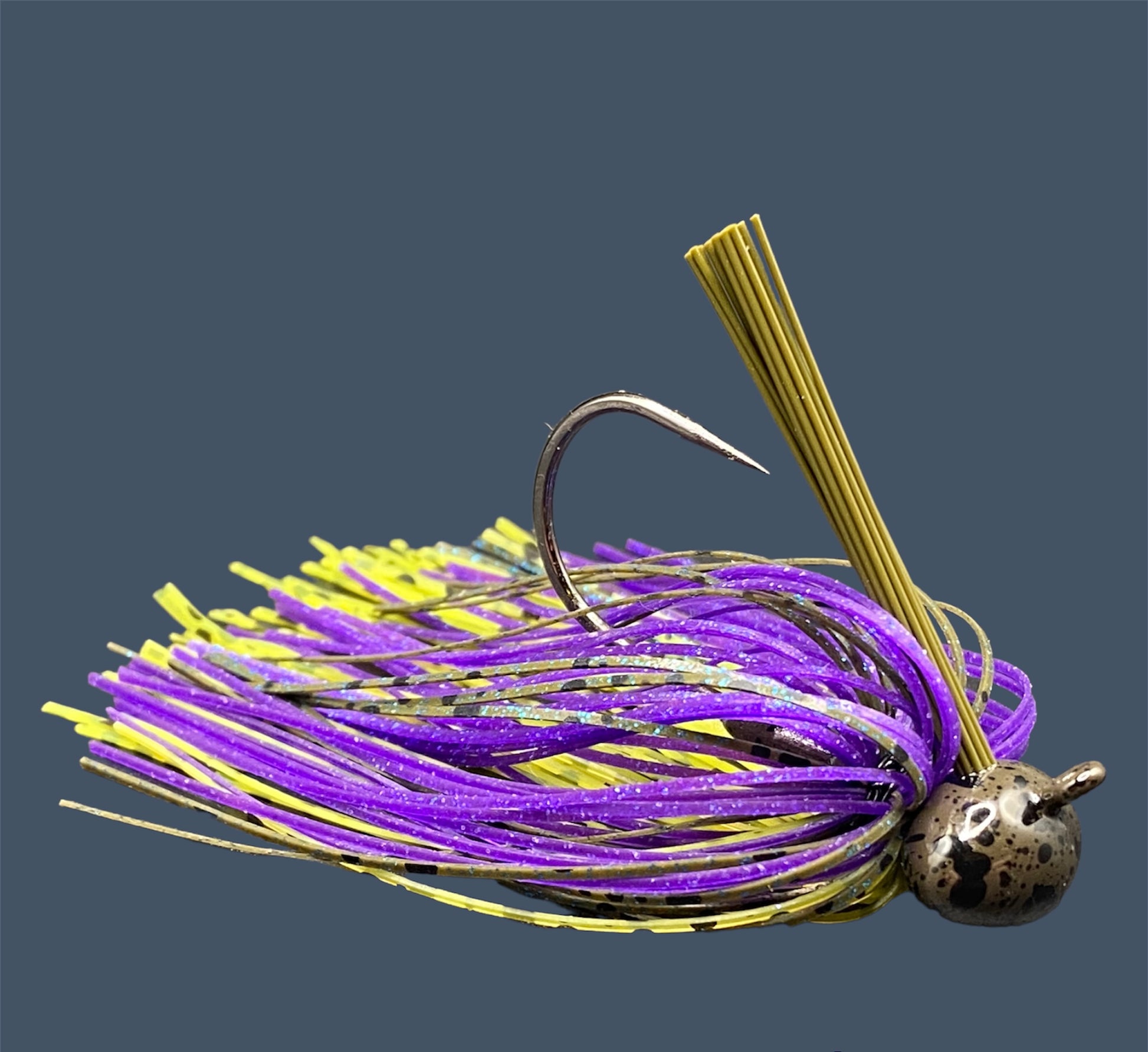 big fish lure company Football Jig 3/8 oz / Swamp Juice