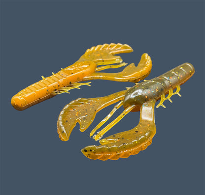 Commotion Craw craw style bait with hard-kicking claws and 4-inch frame, shown in Pumpkin Spice